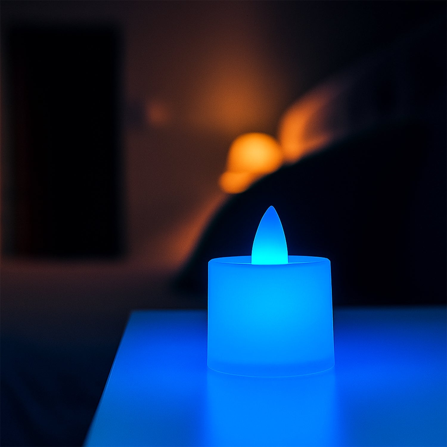 Blue LED Tea Light Candles (24 Pc) Blue LED Tea Light Candles (24 Pc)